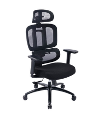 Ghế Warrior Ergonomic Hero Series WEC509 Chân Xoay/ Đen