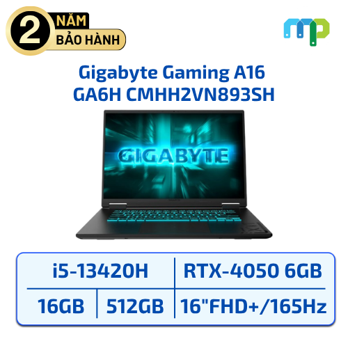 Laptop Gigabyte Gaming A16 GA6H