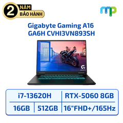 Laptop Gigabyte Gaming A16 GA6H (i7-13620H /16GD5/512SSD/16