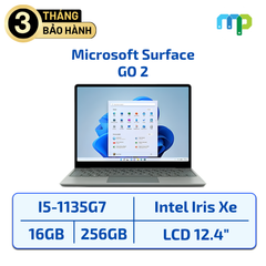 Laptop Microsoft Surface GO 2 I5-1135G7/16GB/SSD 256GB/LCD 12.4