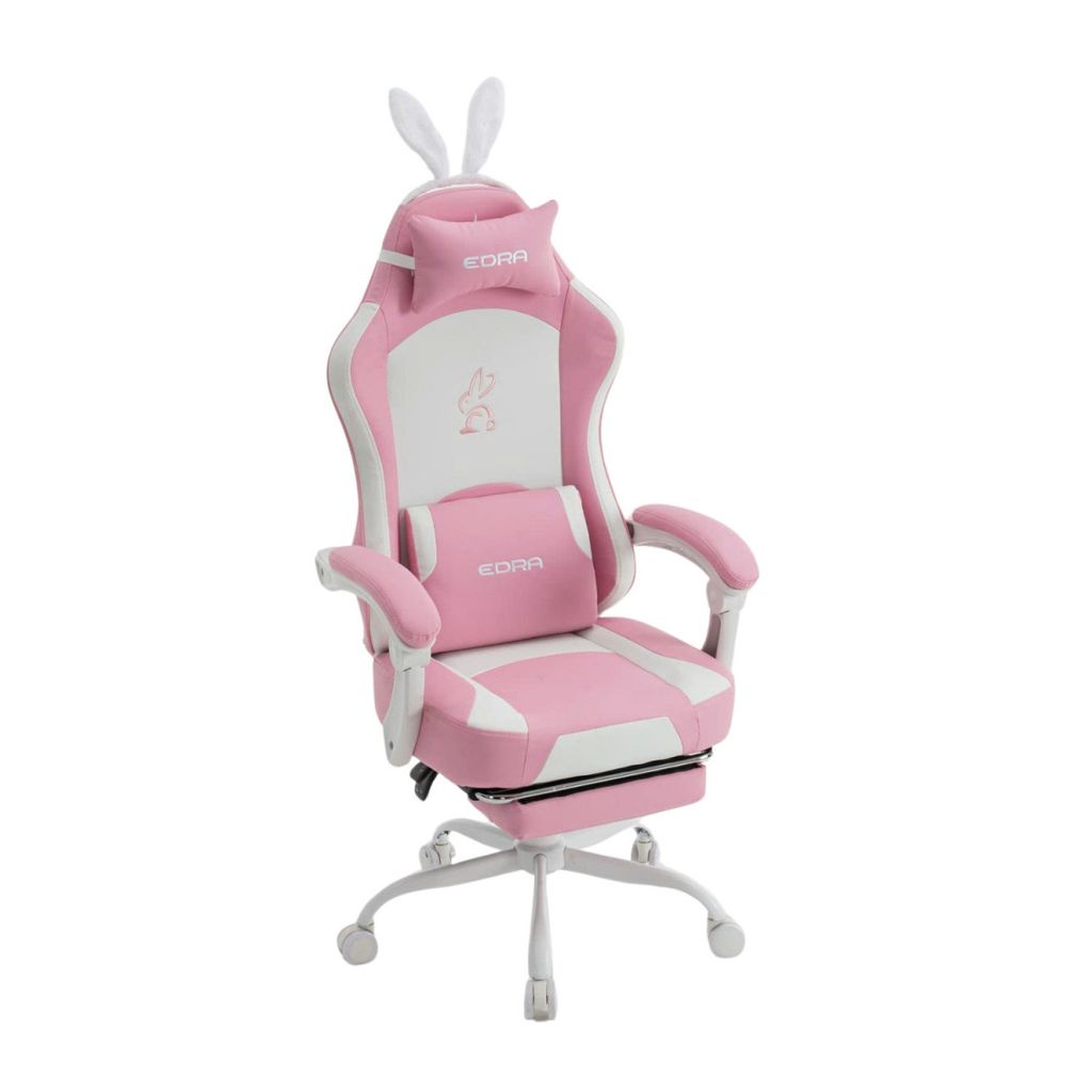 Ghế Gaming EDRA - Rabbit EGC238 Hồng