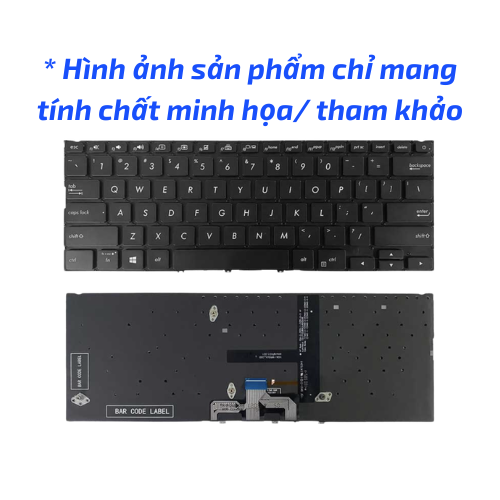Thay Bàn phím Laptop Asus UX435 Đen Led