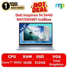 Laptop Dell Inspiron 14 5440 Core 7-150U/2x8G/SSD 512GB/14.0