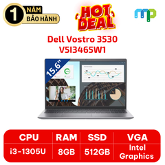 Laptop Dell Vostro 3530 I3-1305U/8GB/SSD 512GB/15.6