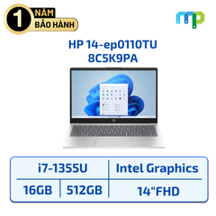 Laptop HP 14-ep0110TU I7-1355U/16GB/SSD 512GB/14.0