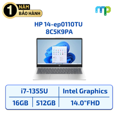 Laptop HP 14-ep0110TU I7-1355U/16GB/SSD 512GB/14.0