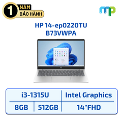 Laptop HP 14-ep0220TU I3-1315U/8GB/SSD 512GB/14.0