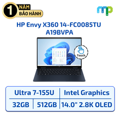 Laptop HP Envy X360 14-FC0085TU Ultra 7-155U/32GB/SSD 512GB/14.0