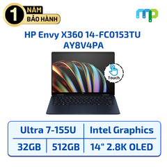 Laptop HP Envy X360 14-FC0153TU Ultra 7-155U/32GB/SSD 512GB/14.0