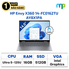 Laptop HP Envy X360 14-FC0162TU Ultra 5-125U/16GB/512GB SSD/14