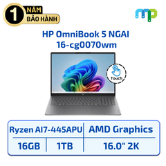 Laptop HP OmniBook 5 NGAI 16-cg0070wm AI7-445APU/16GB/SSD 1TB/16.0