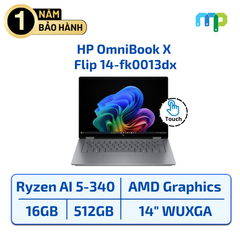 Laptop HP OmniBook X Flip 14-fk0013dx Ryzen AI 5-340/16GB/SSD 512GB/14.0
