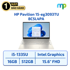 Laptop HP Pavilion 15-eg3093TU (i5-1335U/ 16GB/ 512GB SSD/ 15.6''FHD/ W11SL/ Vàng) 8C5L4PA