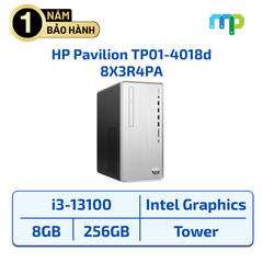 Máy bộ HP Pavilion TP01-4018d I3-13100/8GB/SSD 256GB/WLax/BT5/KM/W11SL 8X3R4PA