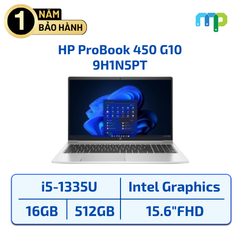 Laptop HP ProBook 450 G10 I5-1335U/16GB/SSD 512GB/15.6FHD/WL/BT/W11SL/LED KB/BẠC 9H1N5PT