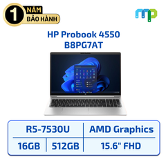 Laptop HP Probook 4550 G10 R5-7530U/16GB/SSD 512GB/15.6