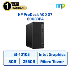 Máy bộ HP ProDesk 400 G7 MT (i3-10105/8GB/256GB/ĐEN/W11SL) 60U83PA