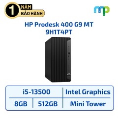 Máy bộ HP Prodesk 400 G9 MT 9H1T4PT Core i5-13500/ 8GB/ 512GB SSD/ W11SL/Đen
