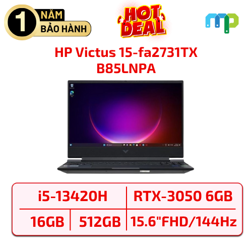 Laptop HP Victus 15-fa2731TX I5-13420H/16GB/SSD 512GB/15.6