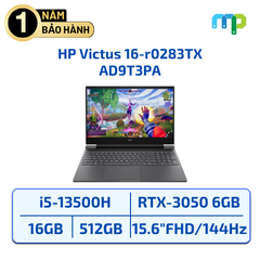 Laptop HP Victus 16-r0283TX I5-13500H/16GB/512GB/RTX 3050 6G/15.6FHD 144Hz/WIn 11 AD9T3PA