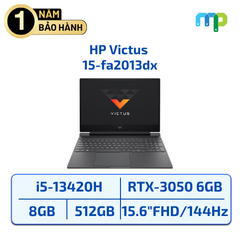 Laptop HP Victus 15-fa2013dx I5-13420H/8GB/SSD 512GB/RTX3050 6GB/15.6