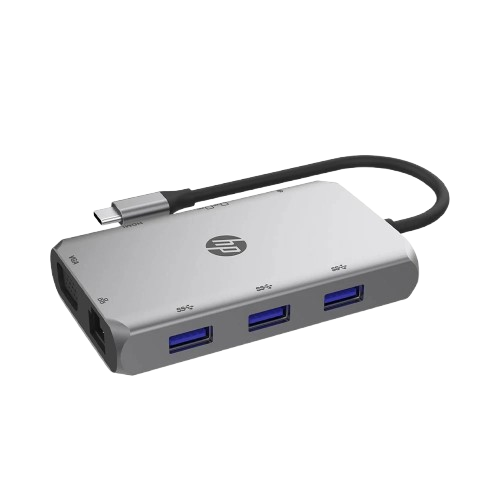 HUB HP DHC-TC236 - 9 IN 1 - HDMI / VGA / Ethernet RJ45 / 3 x USB-A / Sạc nhanh USB-C / SD / microSD 8G9Q9AA
