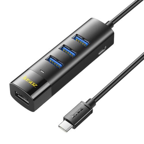 Bộ chia (Hub) Usb Type-C ra 4 cổng Usb 3.0 JASOZ T-F154