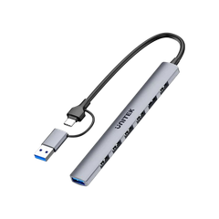 Hub USB/Type C (7-10 cổng) qua USB 3.0 Unitek H1209AGY01