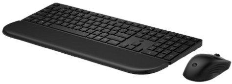 Bộ bàn phím và chuột không dây HP Multi-Device Dual-Mode Palm Rest 580C BD5F2AA đen