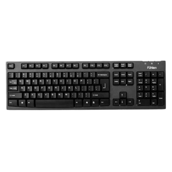 Bàn Phím có dây Văn Phòng Fuhlen L411 (Đen)