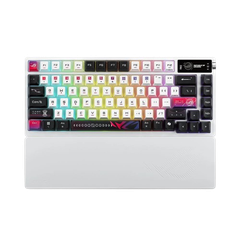 Bàn Phím ASUS M704 ROG AZOTH X/WIRELESS/OLED LCD/NXSMV2/STORM/US/PBT/TRẮNG