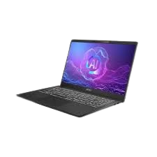 Laptop MSI Modern 15 H AI C2HMG U7-255H/16G/512GSSD/15.6FHD/WL/BT/3C/W11SL/LEDKB/ĐEN/2Y+Túi 220VN