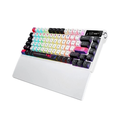 Bàn Phím ASUS M704 ROG AZOTH X/WIRELESS/OLED LCD/NXSMV2/STORM/US/PBT/TRẮNG