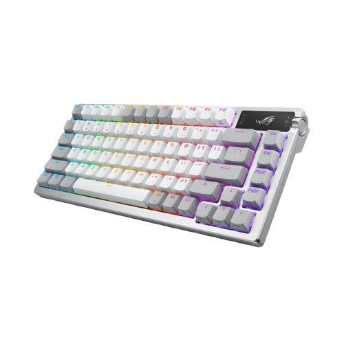 Bàn Phím ASUS ROG AZOTH NX RED/WL/PBT/OLED-SCR/TRẮNG