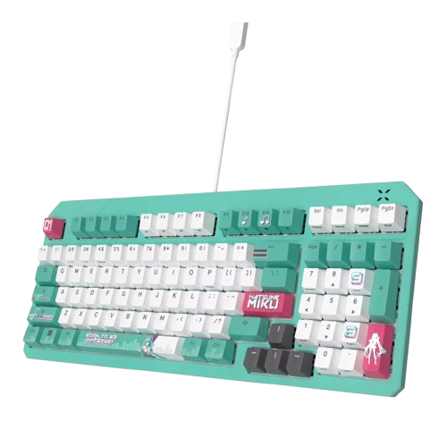 Bàn phím ASUS RA09 TUF GAMING K3 GEN II MIKU/RD/US/PBT/XANH
