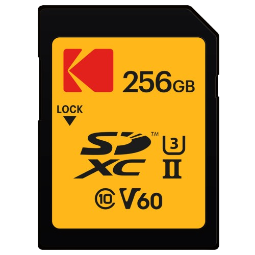 Thẻ nhớ KODAK SD UHS-II U3 V60 256GB Memory card