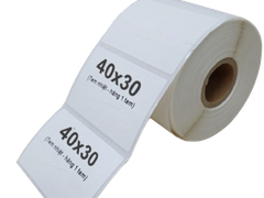 Giấy Decal nhiệt 1 tem 40 x 30 mm