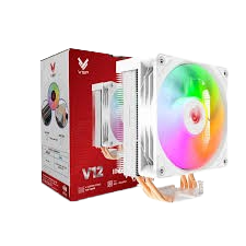 Tản nhiệt khí 4 ống đồng V12 TRẮNG