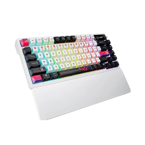 Bàn Phím ASUS M704 ROG AZOTH X/WIRELESS/OLED LCD/NXSMV2/STORM/US/PBT/TRẮNG