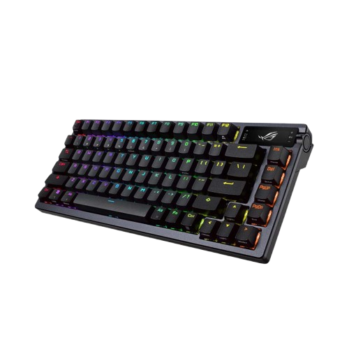 Bàn Phím ASUS ROG AZOTH NX WL/BT/USB/RED SW/OLED-SCR/ĐEN