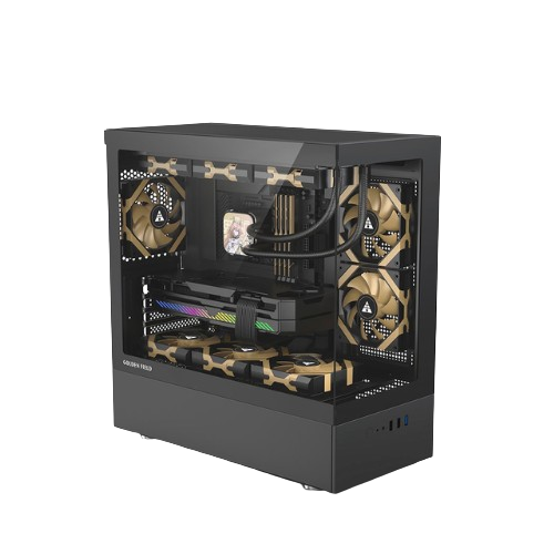 Vỏ máy tính Case Golden Field HIFI MTX240/Black
