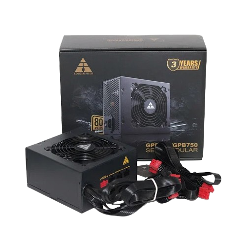 Nguồn máy tính Golden Field 80 PLUS BRONZE GPB/750W/EPS650ELA