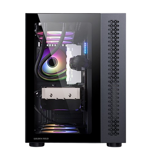 Vỏ máy tính Case Golden Field Window 360/Black