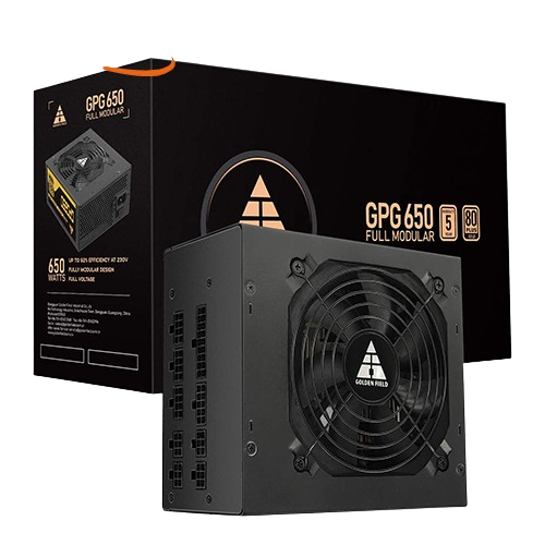 Nguồn máy tính Golden Field 80 PLUS GOLD GPG 650W