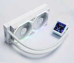 Tản nhiệt nước Leopard Astroshell 240 ARGB Digital LCD V2 - Trắng