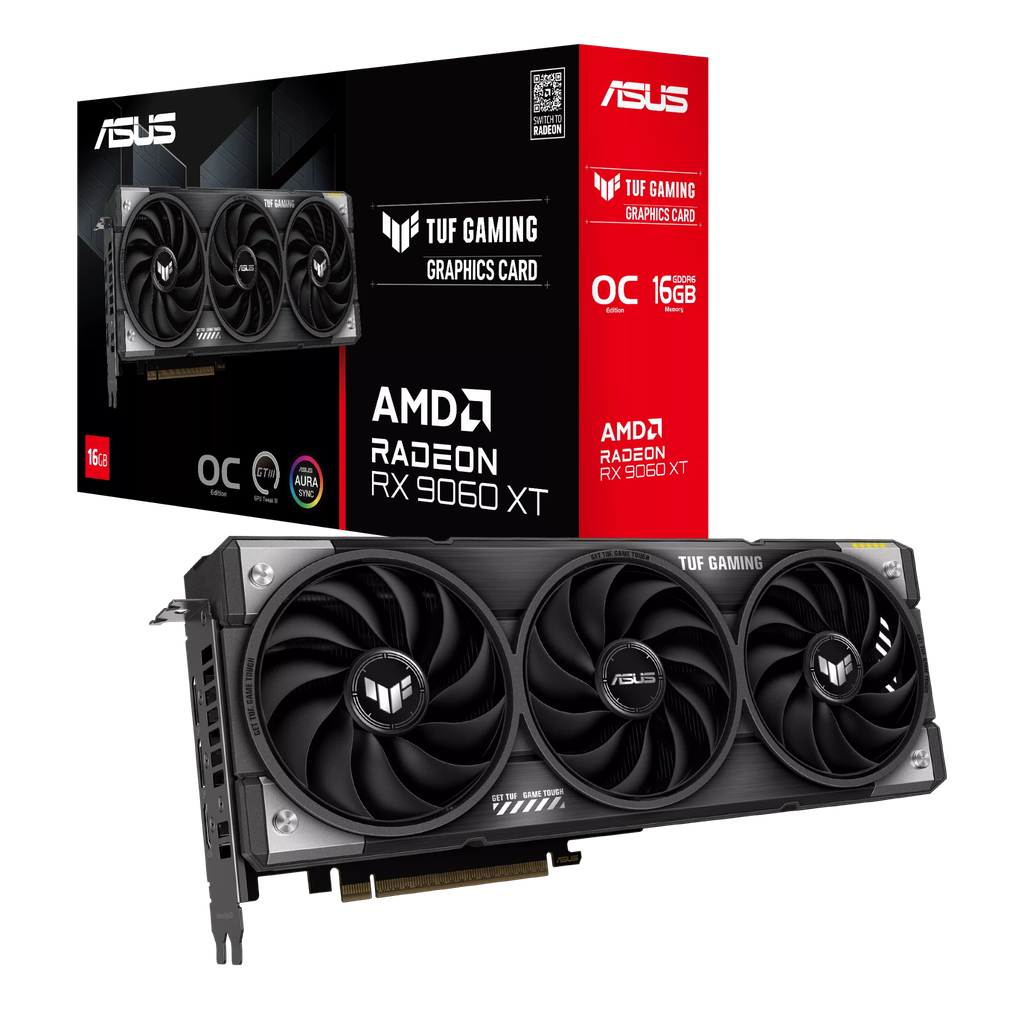 Card màn hình Asus TUF-RX9060XT-O16G Gaming