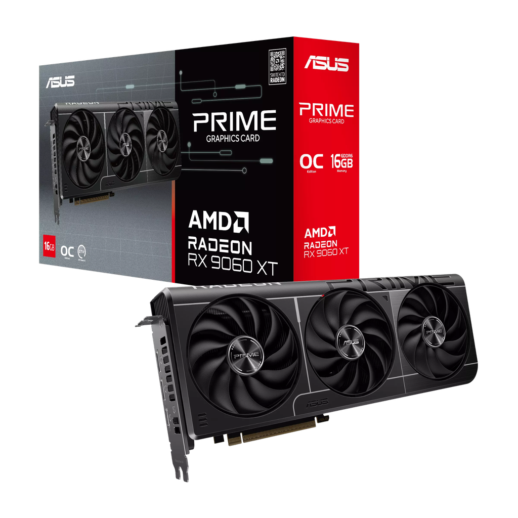 Card màn hình Asus PRIME-RX9060XT-O16G