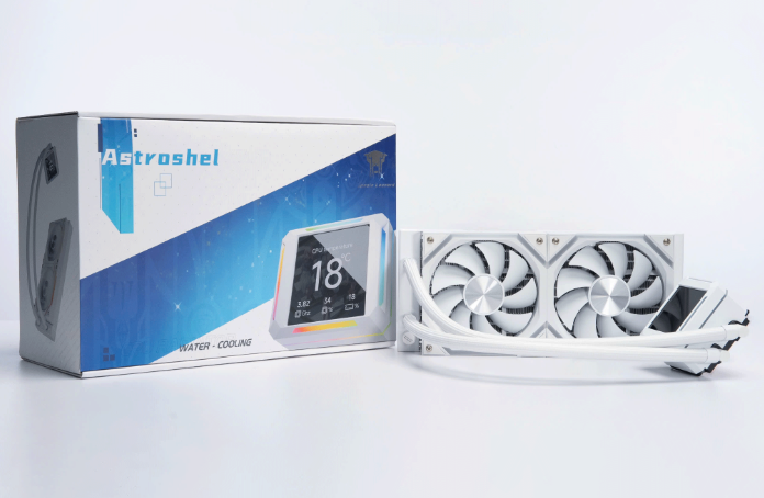 Tản nhiệt nước Leopard Astroshell 240 ARGB Digital LCD V2 - Trắng