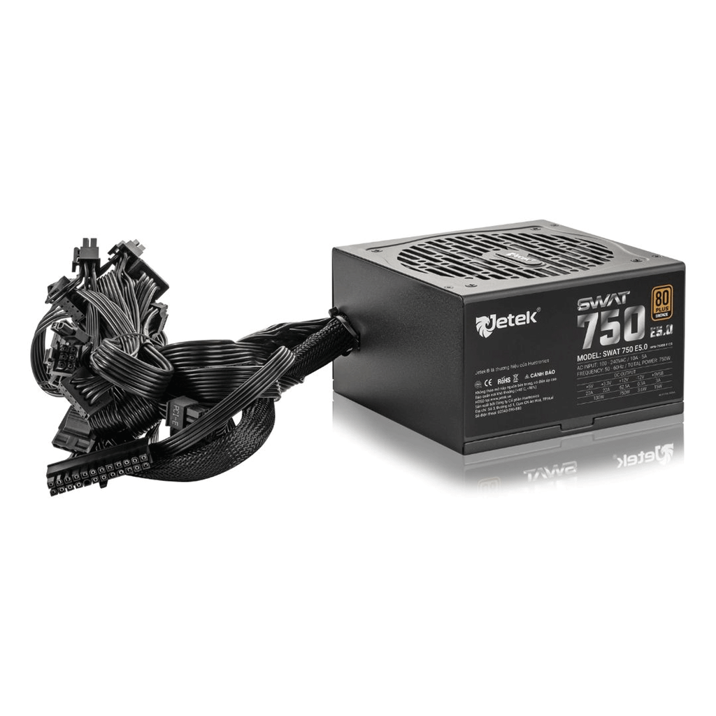 Nguồn JETEK SWAT750 E5.0 750W | 80 Plus Bronze/ E5.0
