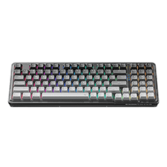 Bàn phím cơ Machenike K500F-B94W Tri-Mode RGB Grey | Wireless, GR Purple
